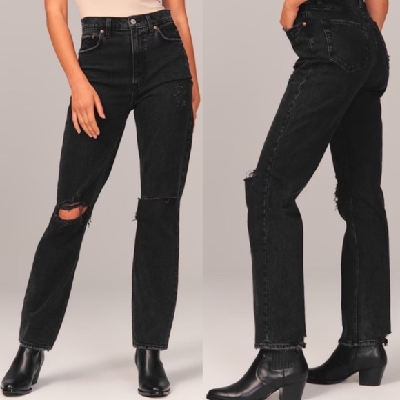 Abercrombie & Fitch The 90s Straight Ultra High Rise - Picture 3 of 7